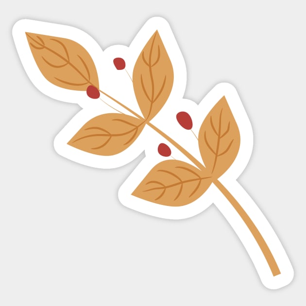 Autumn Leaves Sticker by dreaminks